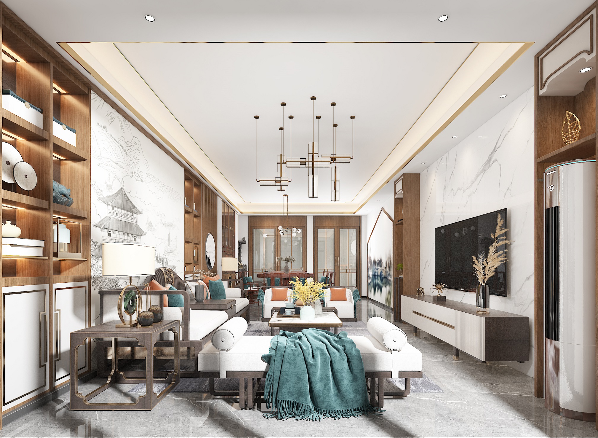 富力桃园 新中式